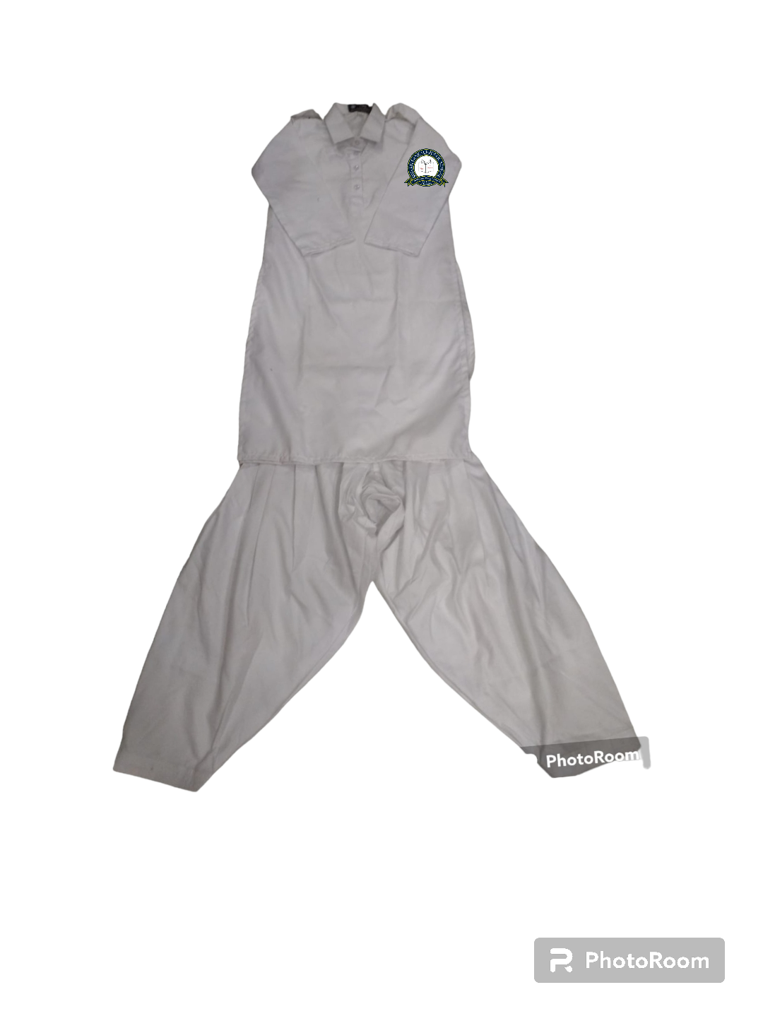 SAMIJH WITH SALWAR WHITE LOGO