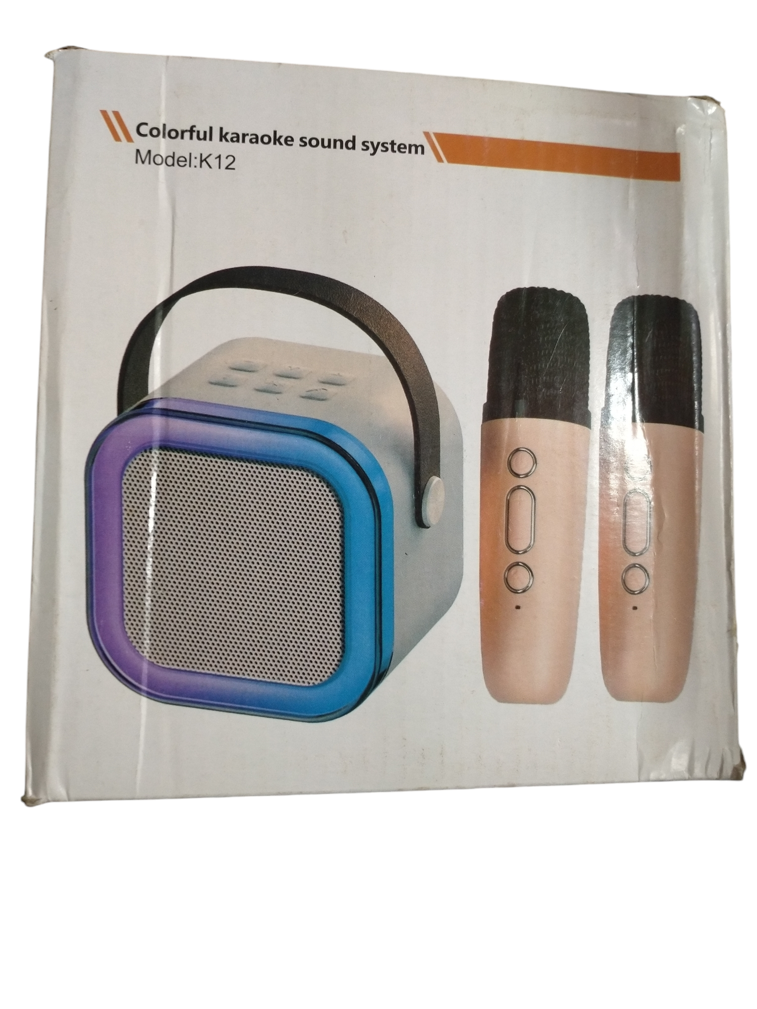 COLOURFUL KARAOKE SOUND SYSTEM MODEL K12XQ-3