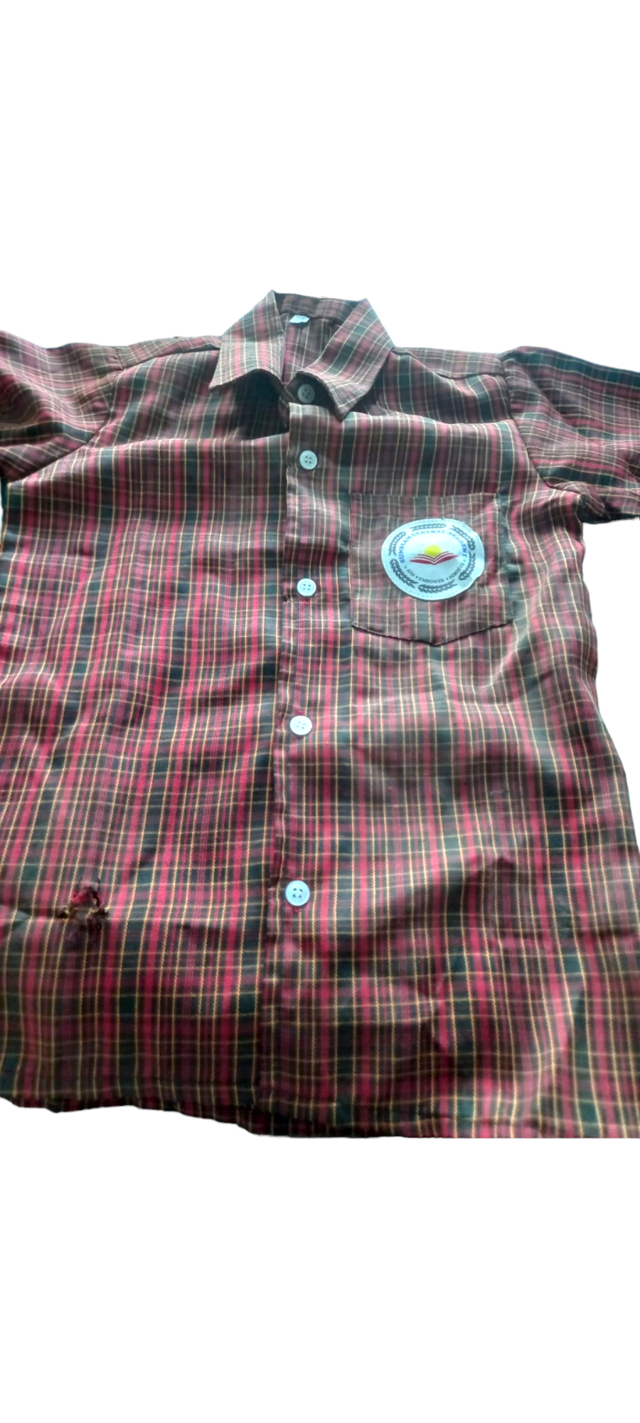 RED CHECK SHIRT FULL