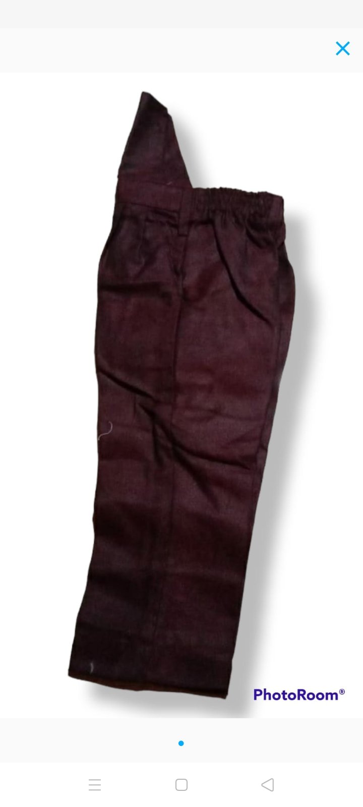 PANT CHECK MAROON LINING