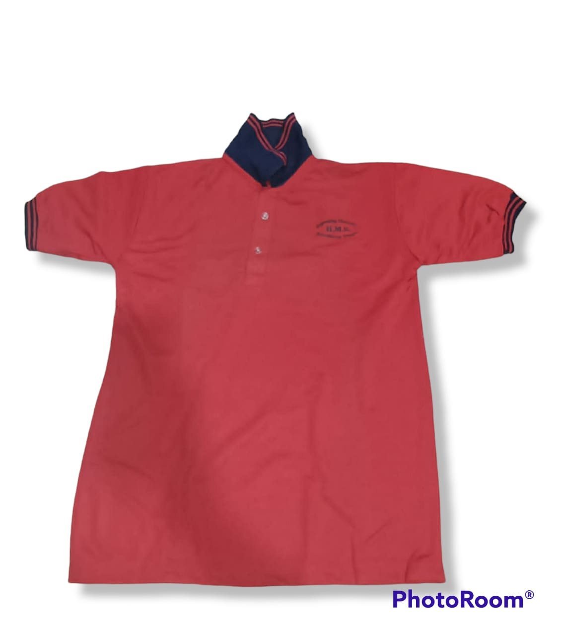 T SHIRT RED HAPPY MODEL