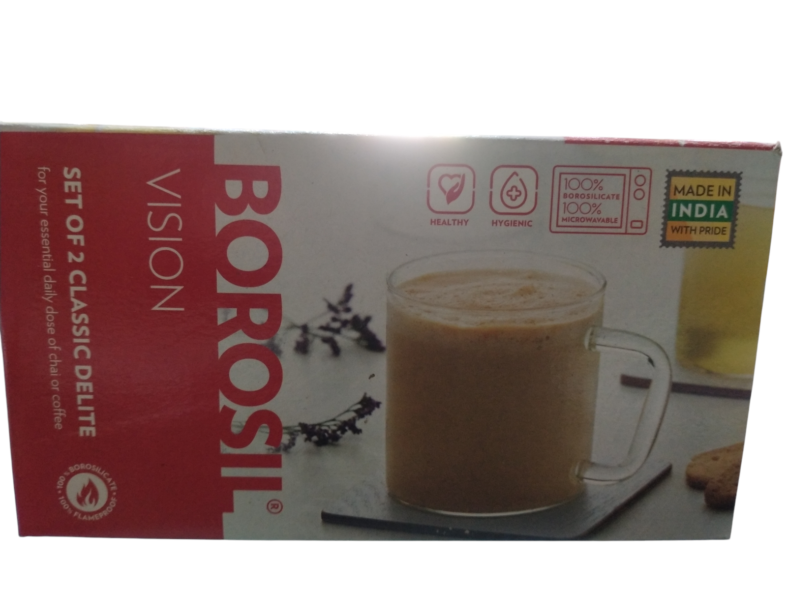 BOROSIL VISION SET OF 2 CLASSIC DELITE