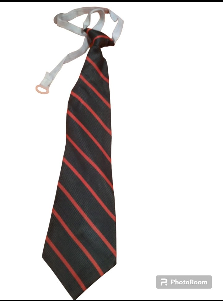 TIE BLACK & RED