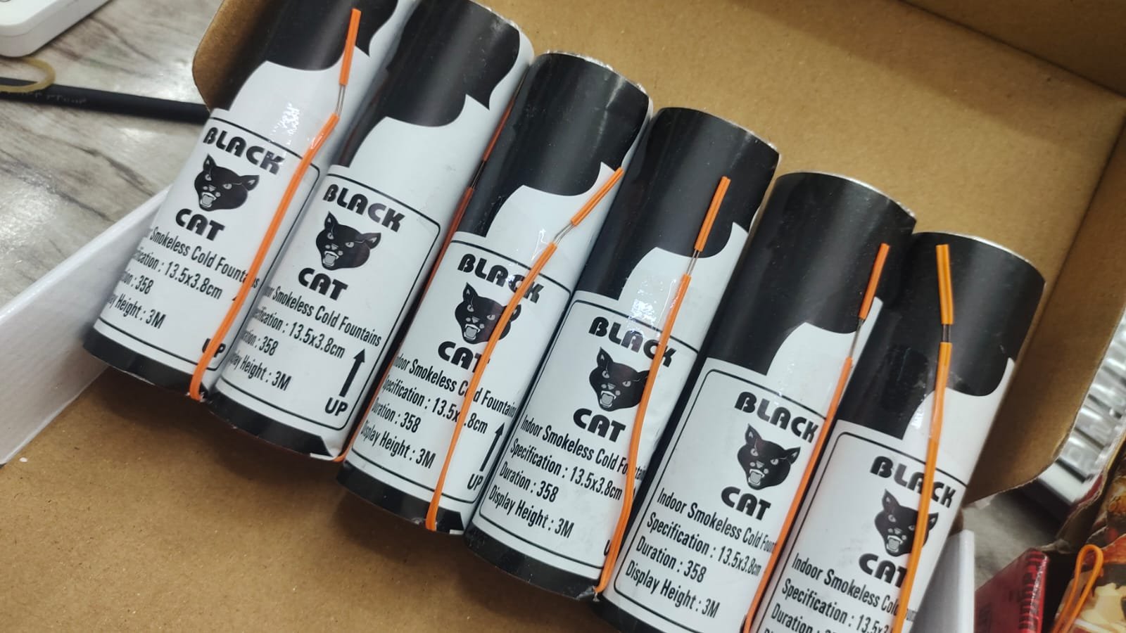 PYRO GUN REFILL  ONLY ( SET OF 6 PCS )