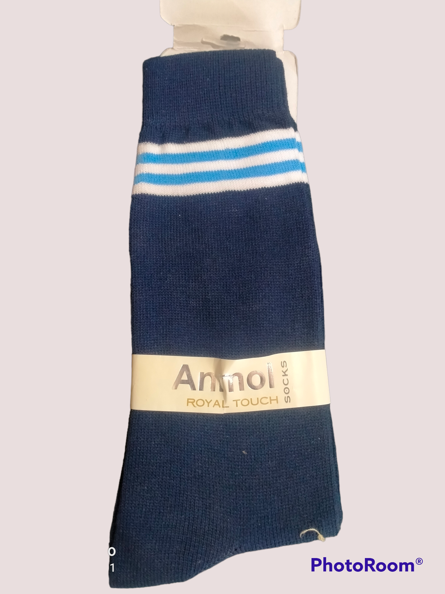 SOCKS BLUE 3 WHITE BLUE